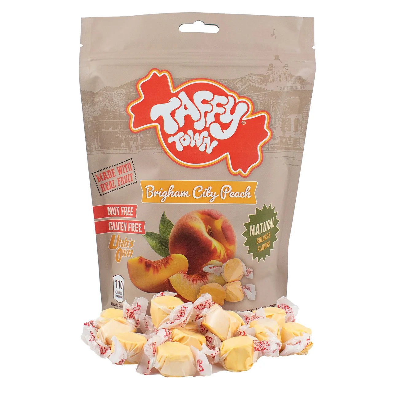 Brigham City Peach Taffy