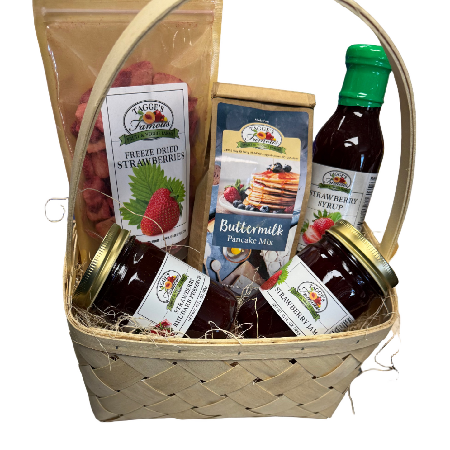 Strawberry Sunrise Breakfast Basket
