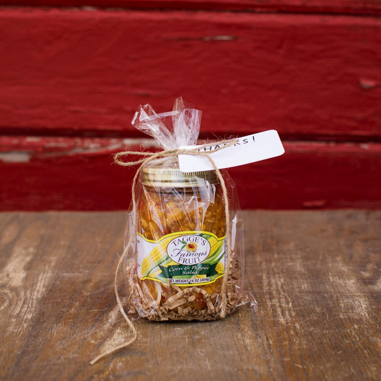 Tagge Jar Gift Wrapped