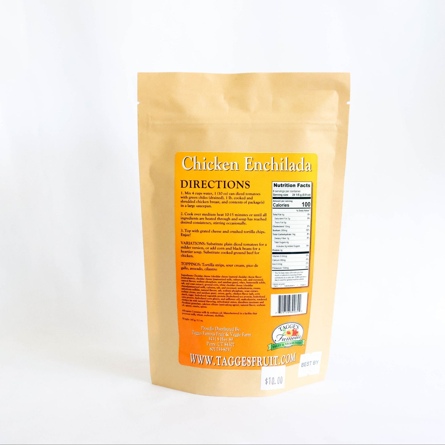 Chicken Enchilada Soup Mix