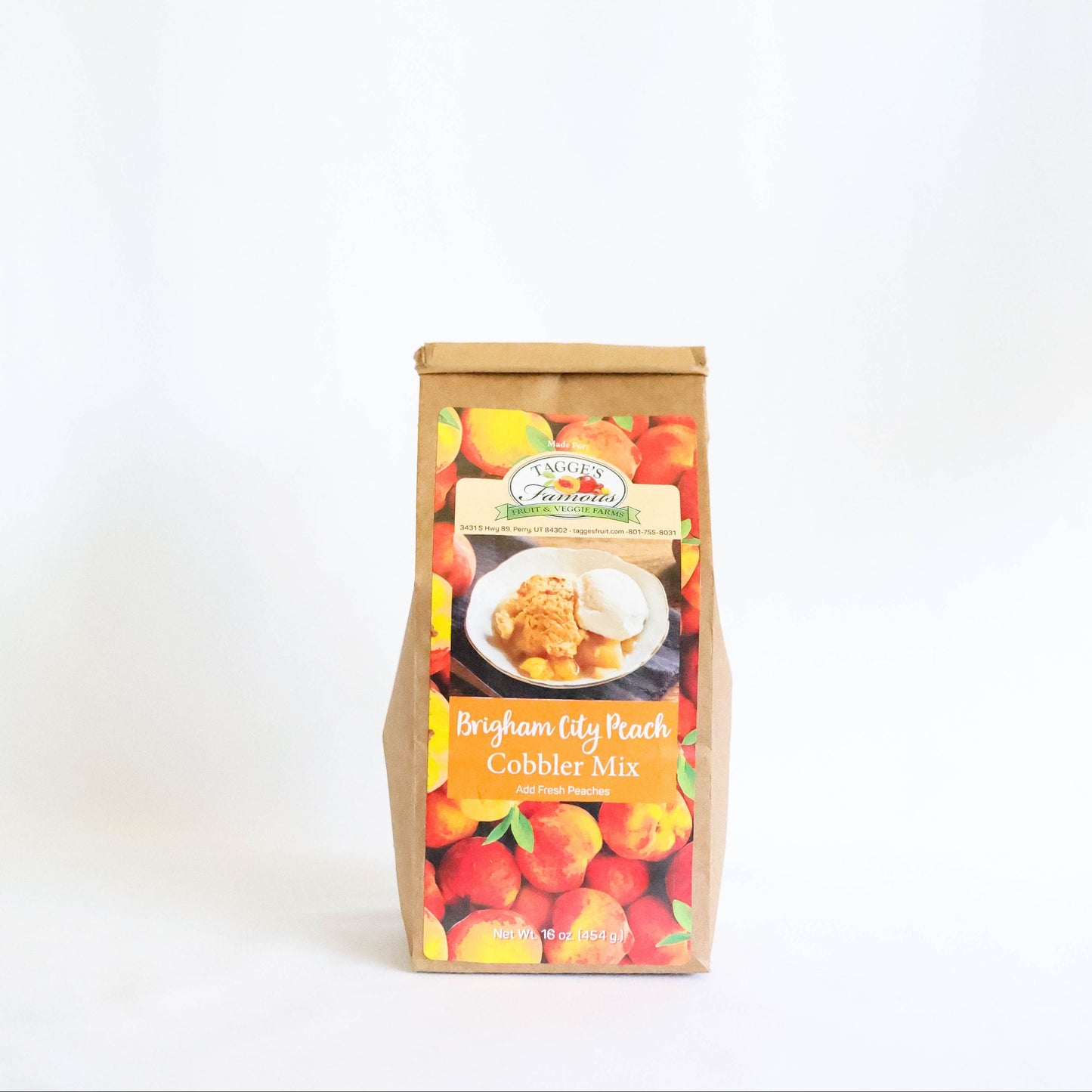 Brigham City Peach Cobbler Mix