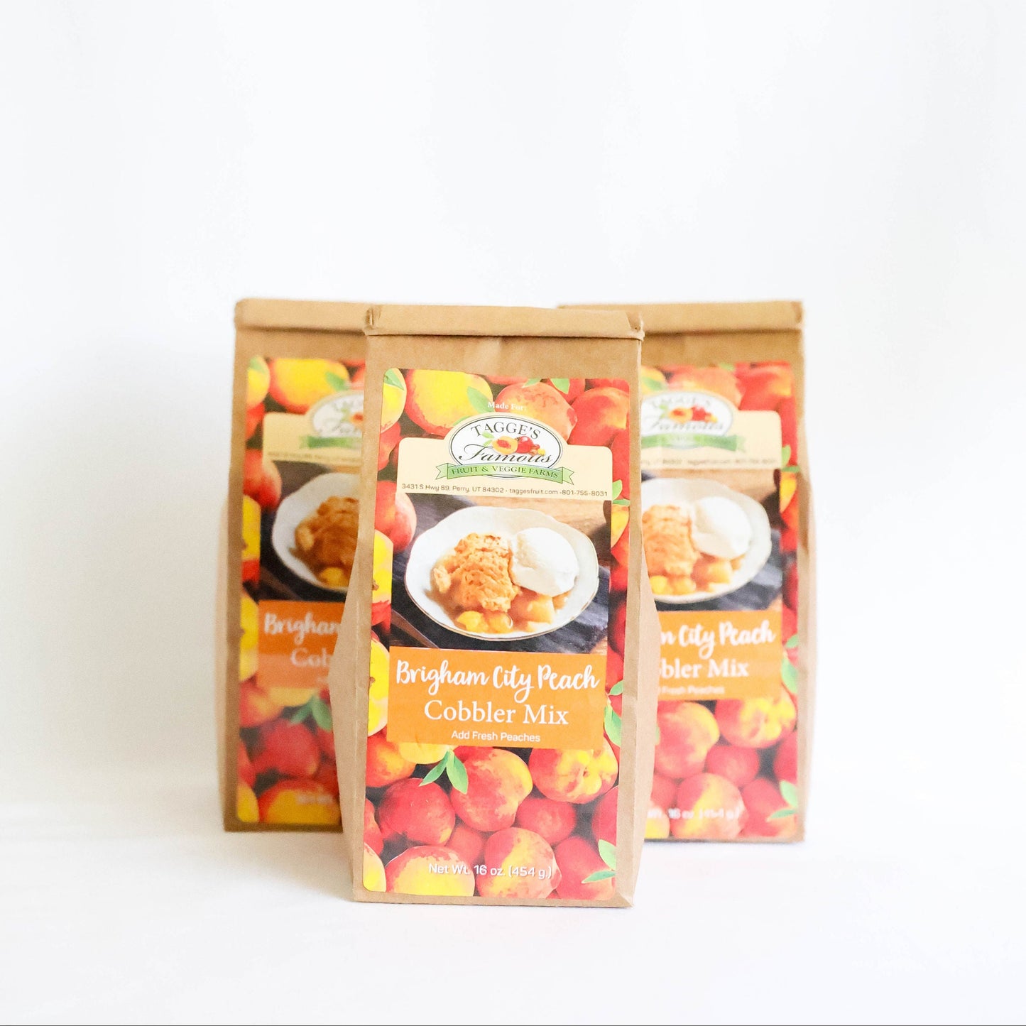 Brigham City Peach Cobbler Mix